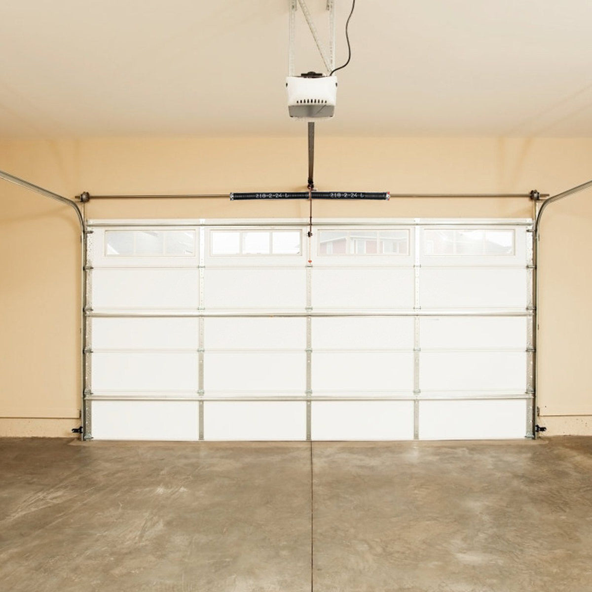 Garage Door Torsion Springs, Pair of 5.54 x 50.8 x 610 mm, 16000 Cycles, Garage Door Springs with Non-Slip Winding Bars, Gloves and Mounting Wrench, Electrophoresis Coated for Replacement