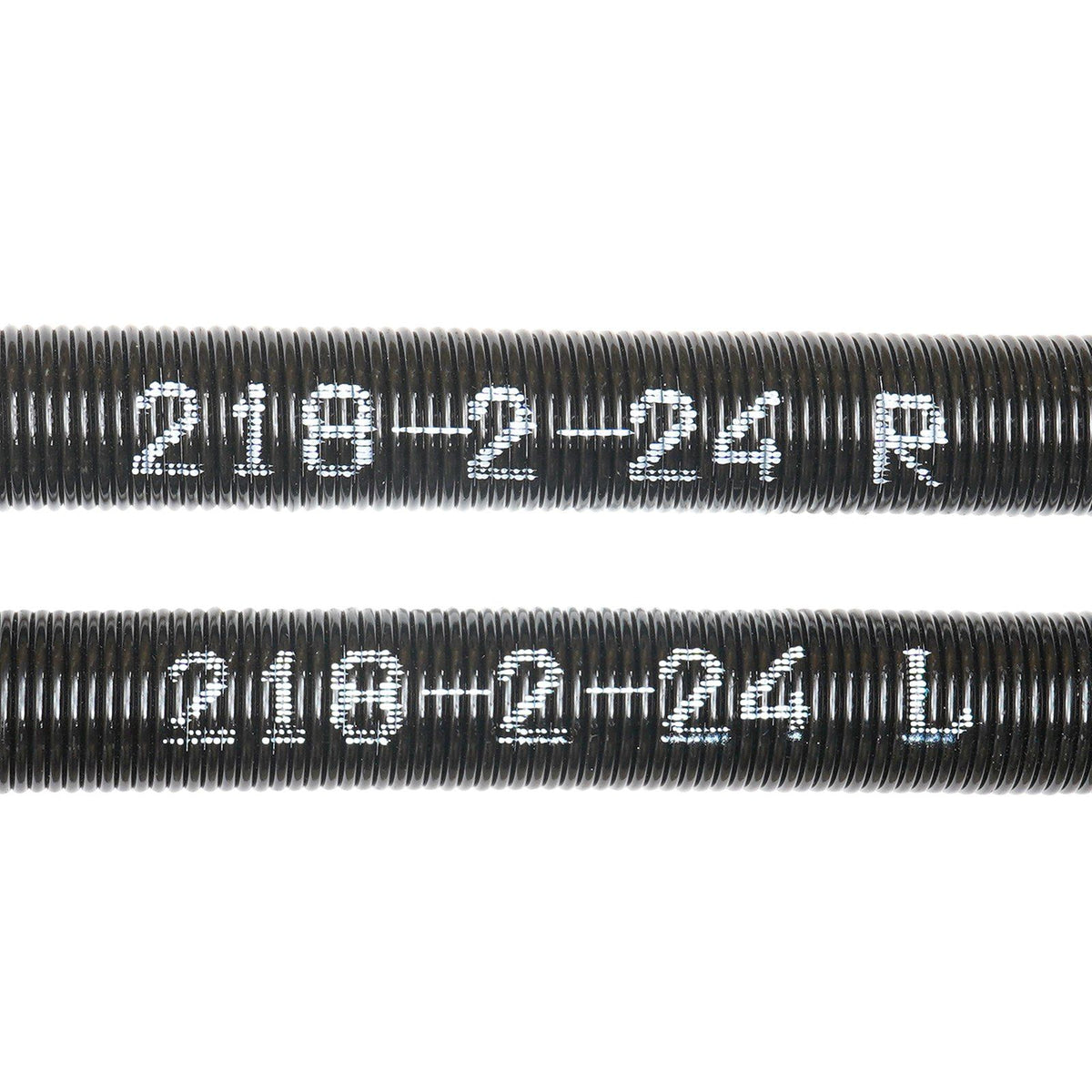 Garage Door Torsion Springs, Pair of 5.54 x 50.8 x 610 mm, 16000 Cycles, Garage Door Springs with Non-Slip Winding Bars, Gloves and Mounting Wrench, Electrophoresis Coated for Replacement