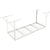 VEVOR Overhead Garage Storage Rack, 91.44x243.84cm Garage Ceiling Storage Racks, Heavy Duty Adjustable Cold Rolled Steel Racks for Garage Storage, Organization, 272.16kg Load Capacity, 22''-40", White