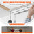 VEVOR Overhead Garage Storage Rack, 91.44x243.84cm Garage Ceiling Storage Racks, Heavy Duty Adjustable Cold Rolled Steel Racks for Garage Storage, Organization, 272.16kg Load Capacity, 22''-40", White