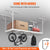 VEVOR Overhead Garage Storage Rack, 91.44x243.84cm Garage Ceiling Storage Racks, Heavy Duty Adjustable Cold Rolled Steel Racks for Garage Storage, Organization, 272.16kg Load Capacity, 22''-40", White