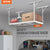 VEVOR Overhead Adjustable Garage Storage Rack 36x72in Ceiling Rack 550lbs White