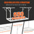 VEVOR Overhead Adjustable Garage Storage Rack 36x72in Ceiling Rack 550lbs White