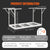 VEVOR Overhead Adjustable Garage Storage Rack 36x72in Ceiling Rack 550lbs White
