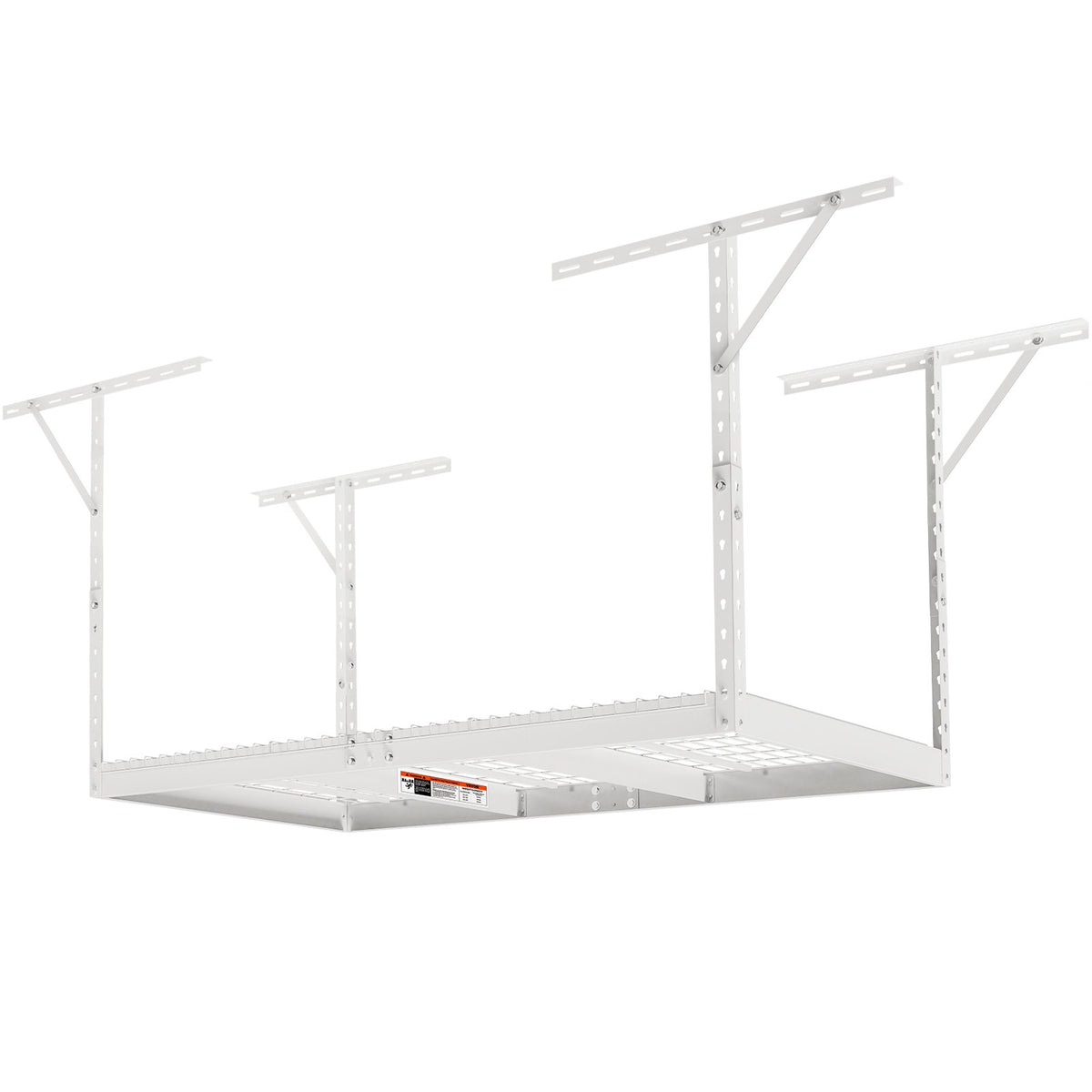VEVOR Overhead Adjustable Garage Storage Rack 36x72in Ceiling Rack 550lbs White