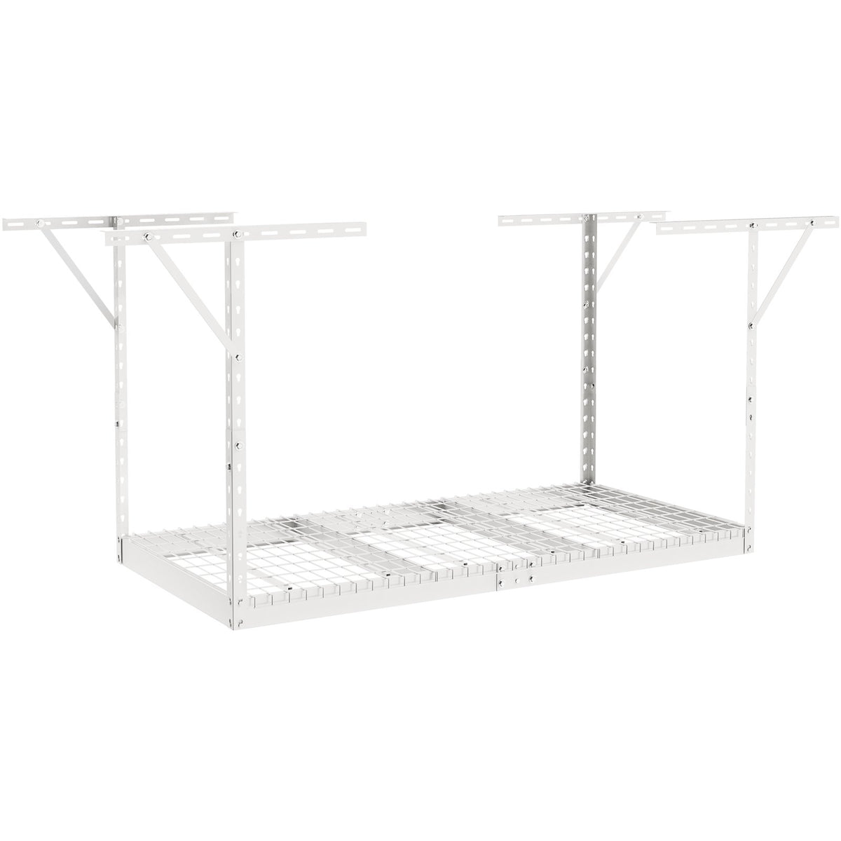 VEVOR Overhead Adjustable Garage Storage Rack 36x72in Ceiling Rack 550lbs White