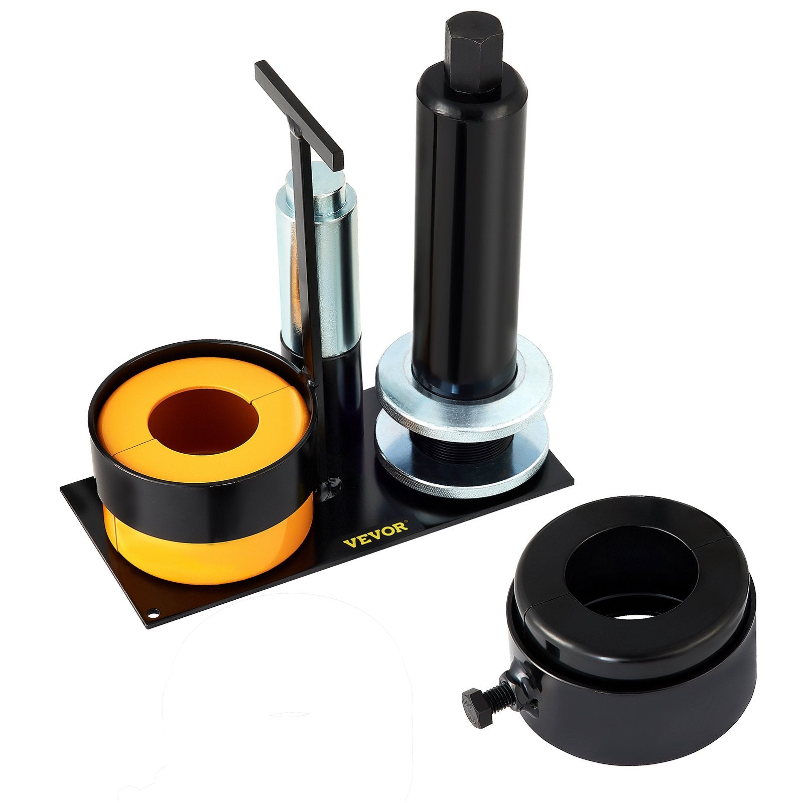 VEVOR Carrier & Pinion Bearing Puller, Compatible with Dana 30, 40, 60, 70, Ford 9\" Bearings, Pinion Puller Tool with 2 Clamshells, 45# Steel Clamshell Carrier Bearing Puller for Auto Repair