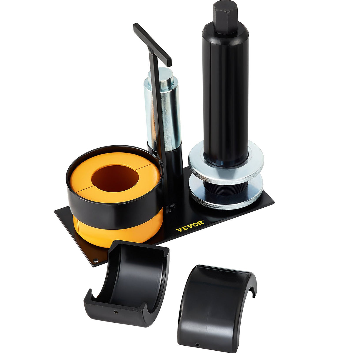 VEVOR Carrier & Pinion Bearing Puller, Compatible with Dana 30, 40, 60, 70, Ford 9\" Bearings, Pinion Puller Tool with 2 Clamshells, 45# Steel Clamshell Carrier Bearing Puller for Auto Repair