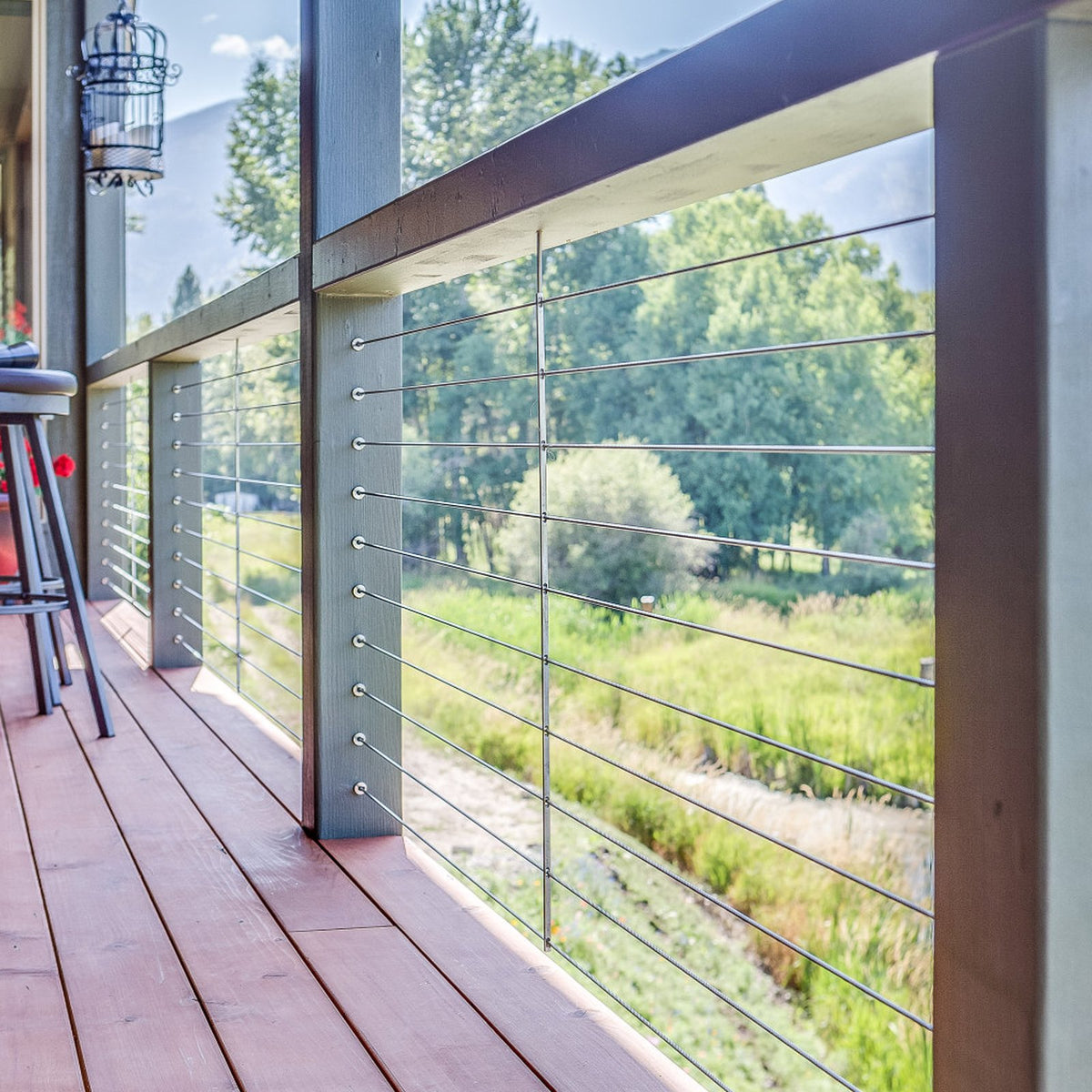 VEVOR 51Pack Cable Railing Kit 3.2mm Wheel Protector Sleeves, Bundle with Black Invisible 3.2mm Swage Tensioner and Terminal, Cable Railing Post Safeguard Covers for 0.41inch Horizontal Hole Post