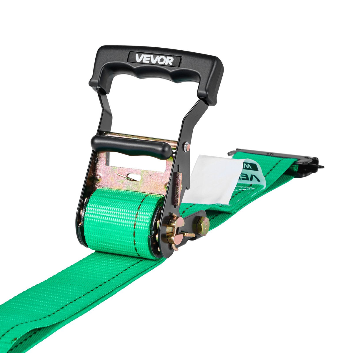 VEVOR Wheel Chock Tie-Down Kit, Chock-Style Trailer Tie Down Strap, Car Tie Down Kit with Buckle, Break Strength 1986.73 kg & Working Load 662 kg Motorcycle Tie-Down System for ATVs, UTVs & Trailers