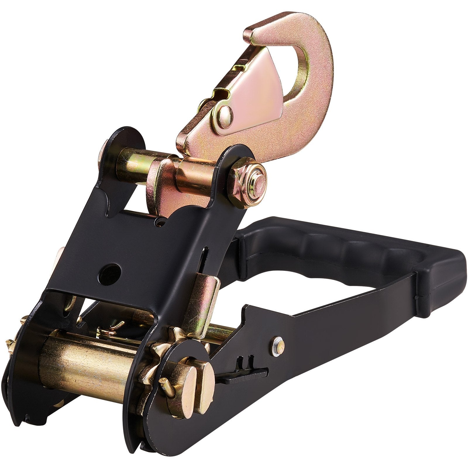 VEVOR Ratchet Tie Down Straps Kit, 5.08" x 304.8" Tire Straps, 2500kgs Working Load, 11023 LBS Breaking Strength, Car Tie Down Straps with Snap Hooks for Passenger Car, Truck, Trailer, 4-Pack