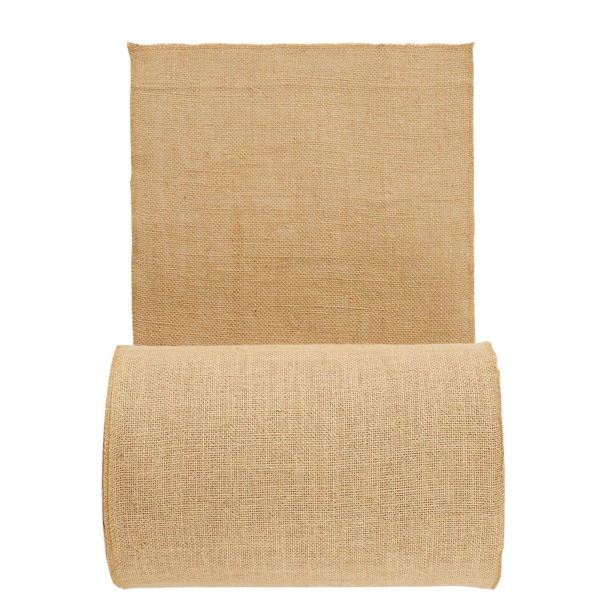 Burlap Fabric Roll, 355 mm x 45.7 m & 50 x 50 Density Wide Natural Burlap Fabric Rolls, Jute Fabric Burlap Tree Wrap Roll, for Decor, Crafts, Wedding, Gardening, Plant & Tree Winter Covering