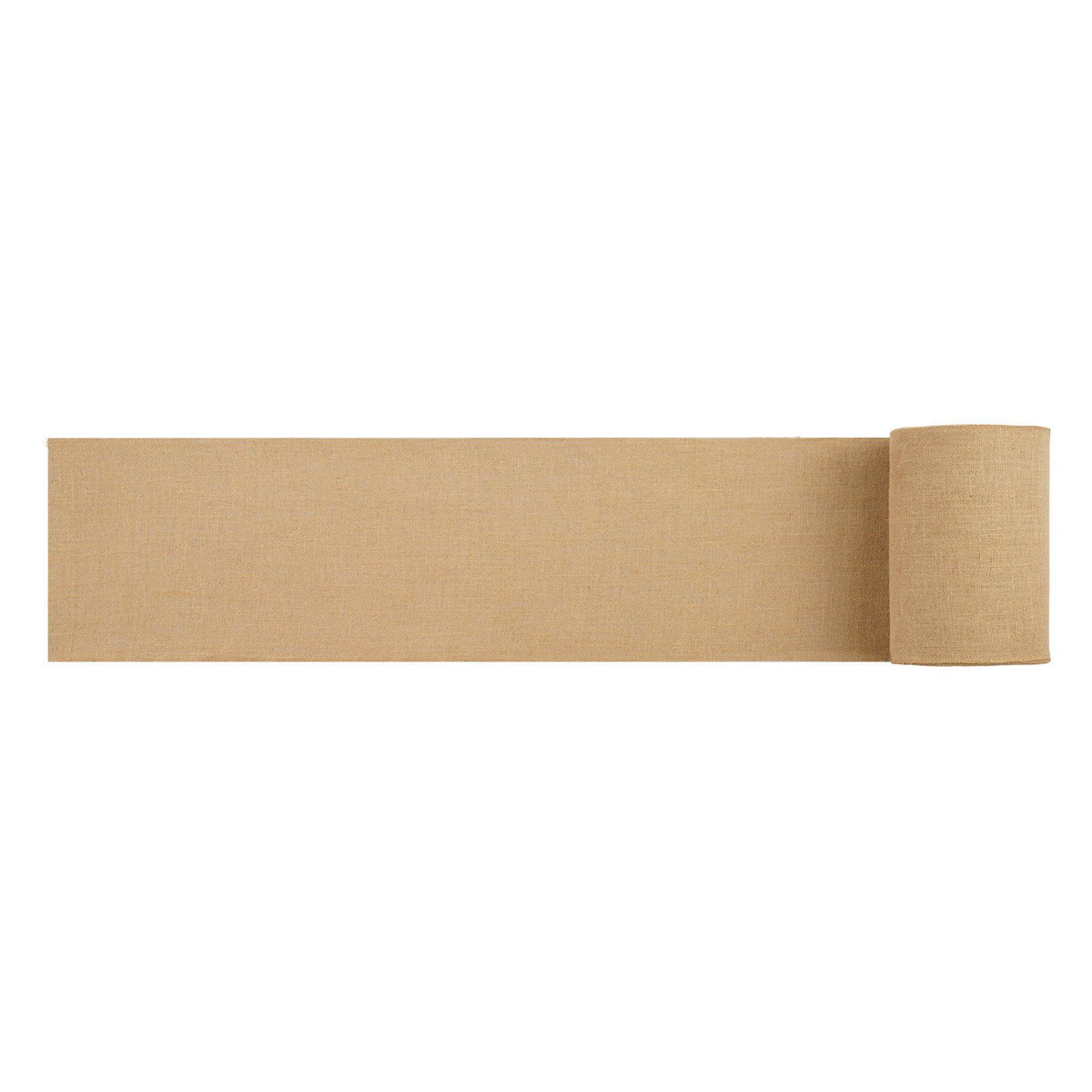 Burlap Fabric Roll, 355 mm x 45.7 m & 50 x 50 Density Wide Natural Burlap Fabric Rolls, Jute Fabric Burlap Tree Wrap Roll, for Decor, Crafts, Wedding, Gardening, Plant & Tree Winter Covering