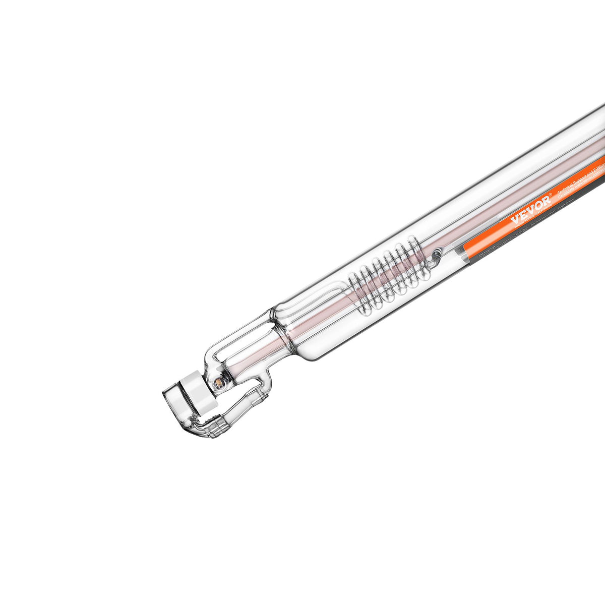 VEVOR Laser Tube, 40W CO2 Laser Tube for Laser Engraver and Cutter Machine, 720 mm Length, 50 mm Diameter, Glass Laser Cutting Tube with TEM00 Beam Mode, for Wood Acrylic Fabric Leather Bamboo