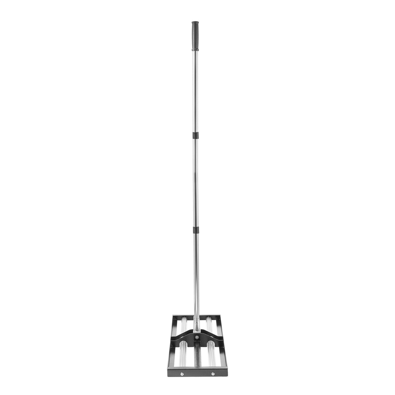 254 x 762 mm Lawn Leveling Rake with 2130 mm Adjustable Handle for Yard Garden