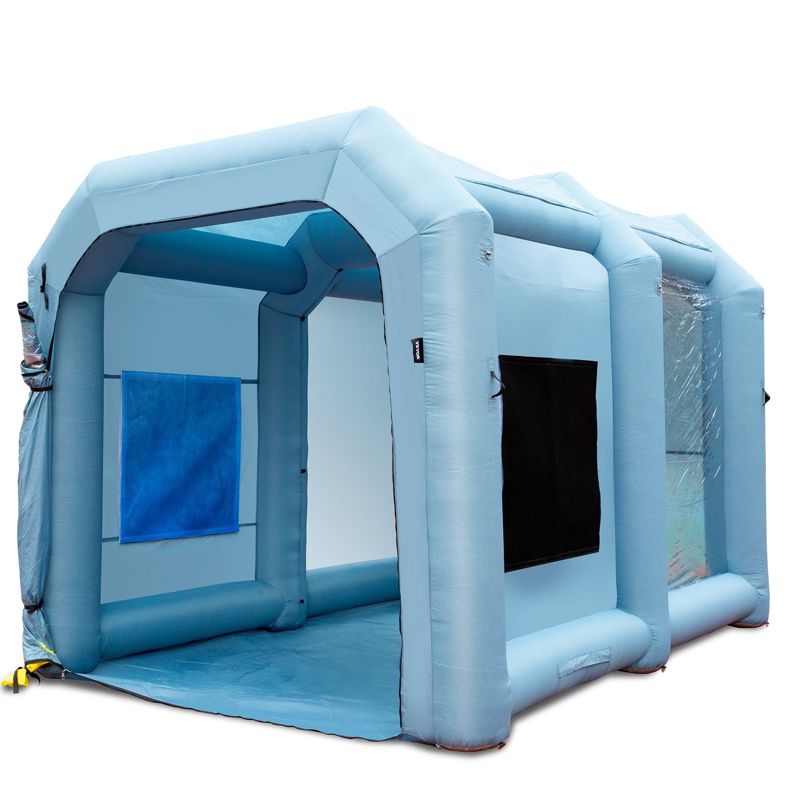 VEVOR Inflatable Spray Booth Car Paint Tent 13x10x9ft Filter System Blower 950W