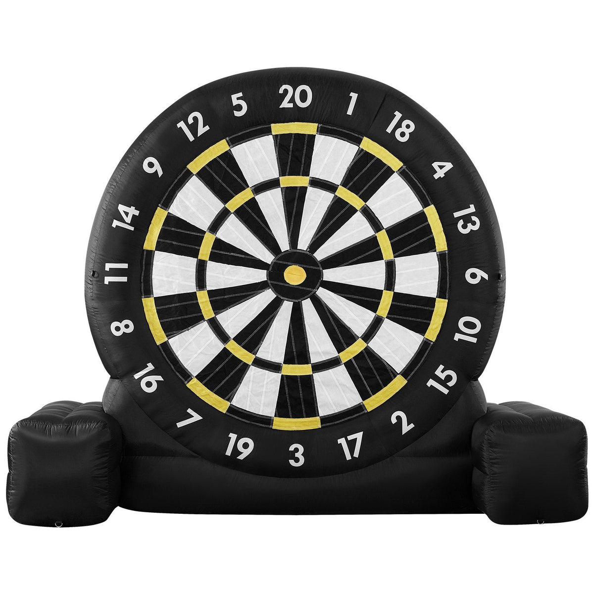 Inflatable Soccer Dart Board, over 2.5 m High Giant Soccer Dart Board with 9 Kick Balls &amp; Air Pump, 2-Minutes Setup &amp; Storage Bag for Easy Carrying, for Giant Yard Games, Giant Kick Darts Game