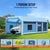 VEVOR Inflatable Paint Booth 26.2x14.8x9.8ft Inflatable Spray Booth 950W+750W