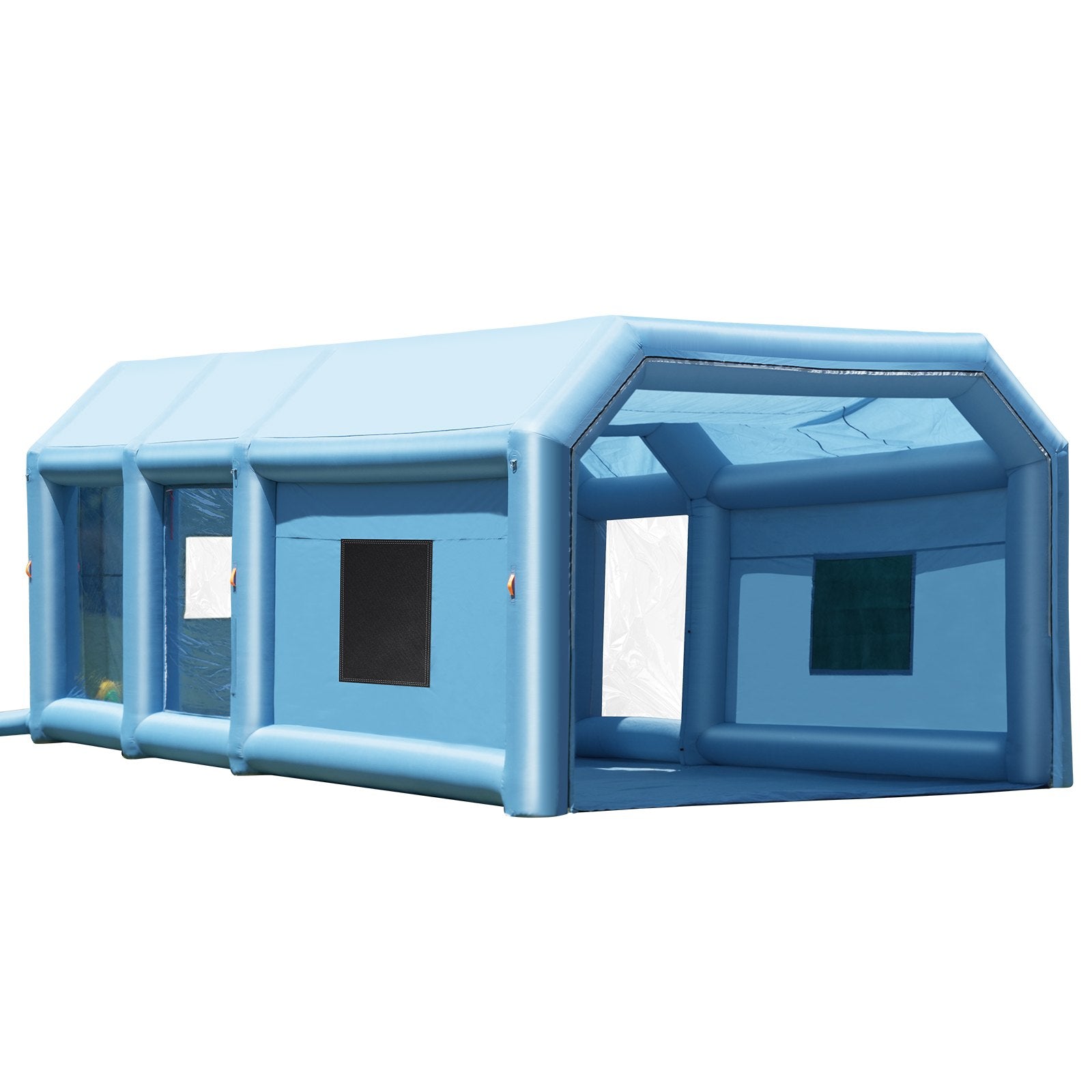 VEVOR Inflatable Paint Booth 27.9x15.7x10.8ft Inflatable Spray Booth 950W+750W