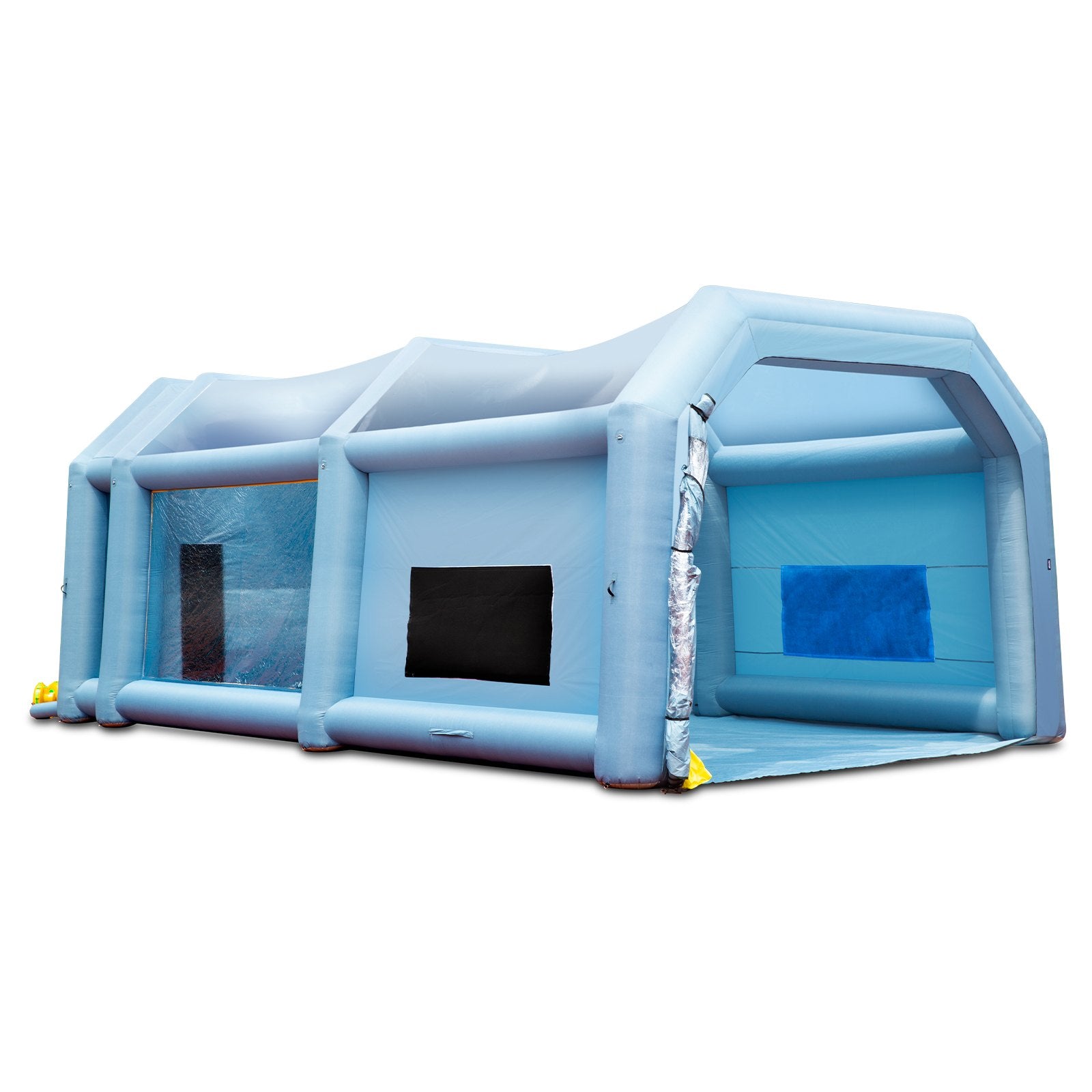 VEVOR Inflatable Paint Booth, 10x6x4m Inflatable Spray Booth, High Powerful 950W+1100W Blowers Spray Booth Tent, Car Paint Tent Air Filter System for Car Parking Tent Workstation Motorcycle Garage