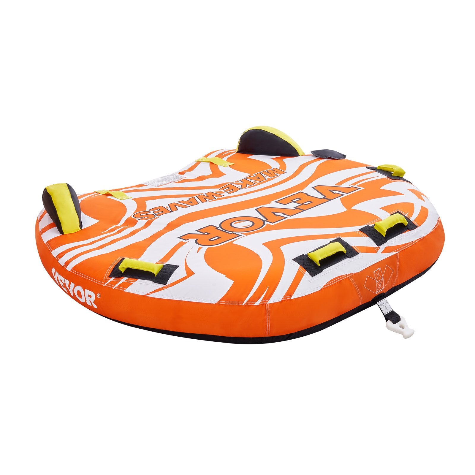 VEVOR Towable Tube for Boating 1-2 Riders Inflatable Boat Tubes and Towables