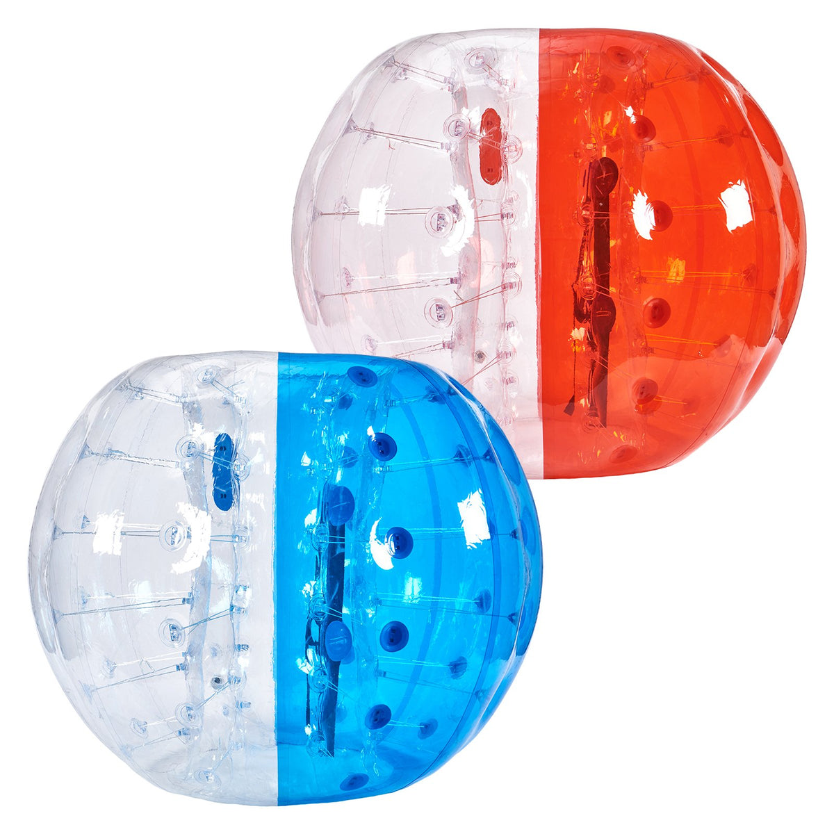 VEVOR Inflatable Bumper Balls 2-Pack, 5FT/1.5M Body Sumo Zorb Balls for Teen &amp; Adult, 0.8mm Thick PVC Human Hamster Bubble Balls for Outdoor Team Gaming Play, Bumper Bopper Toys for Garden, Yard, Park