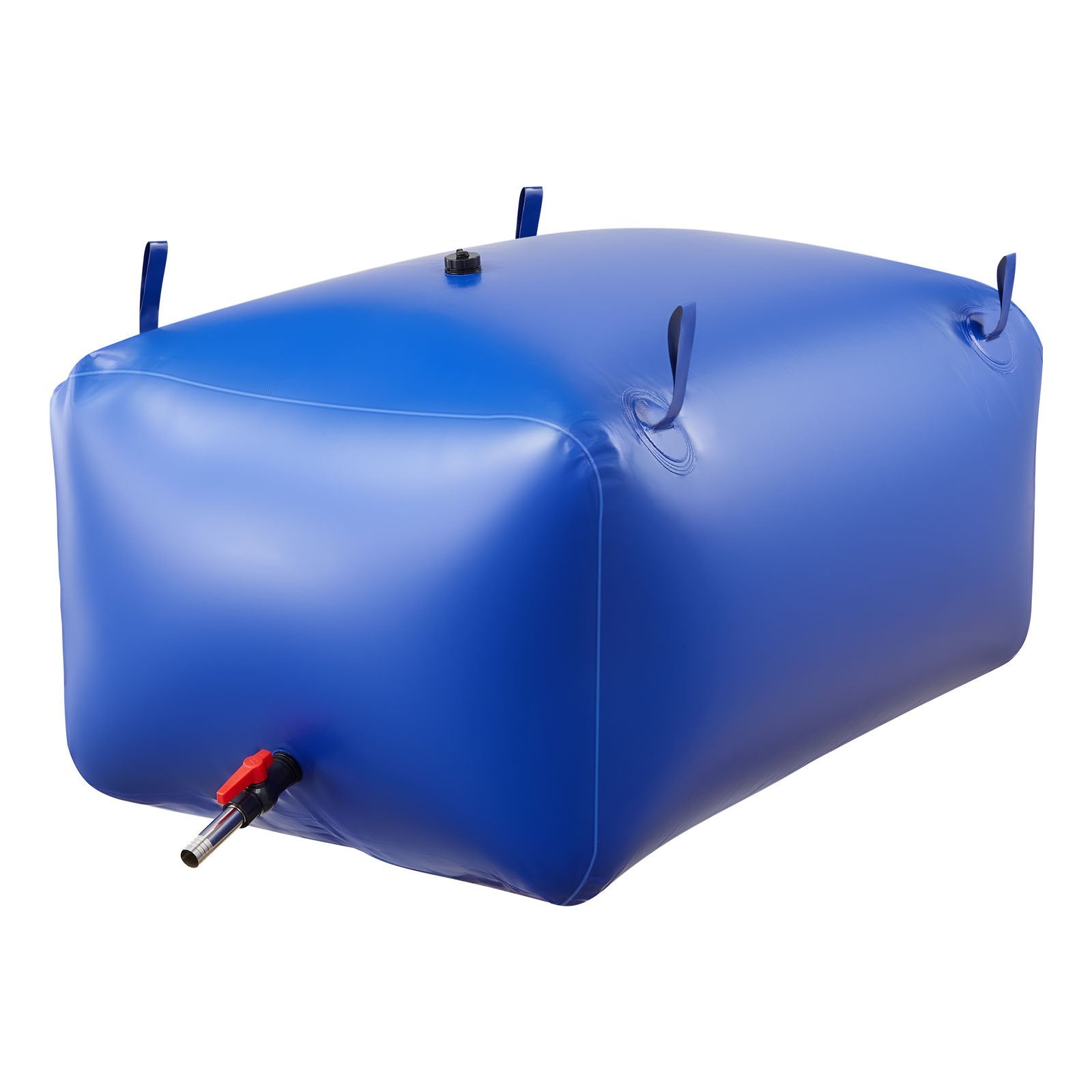 VEVOR Water Storage Bladder 400L Large Capacity Water Bag, Portable & Collapsible Soft Waters Container, Leakproof & Tear-Resistant PVC Emergency Waters Storage Tank for RV Truck & Outdoor Use