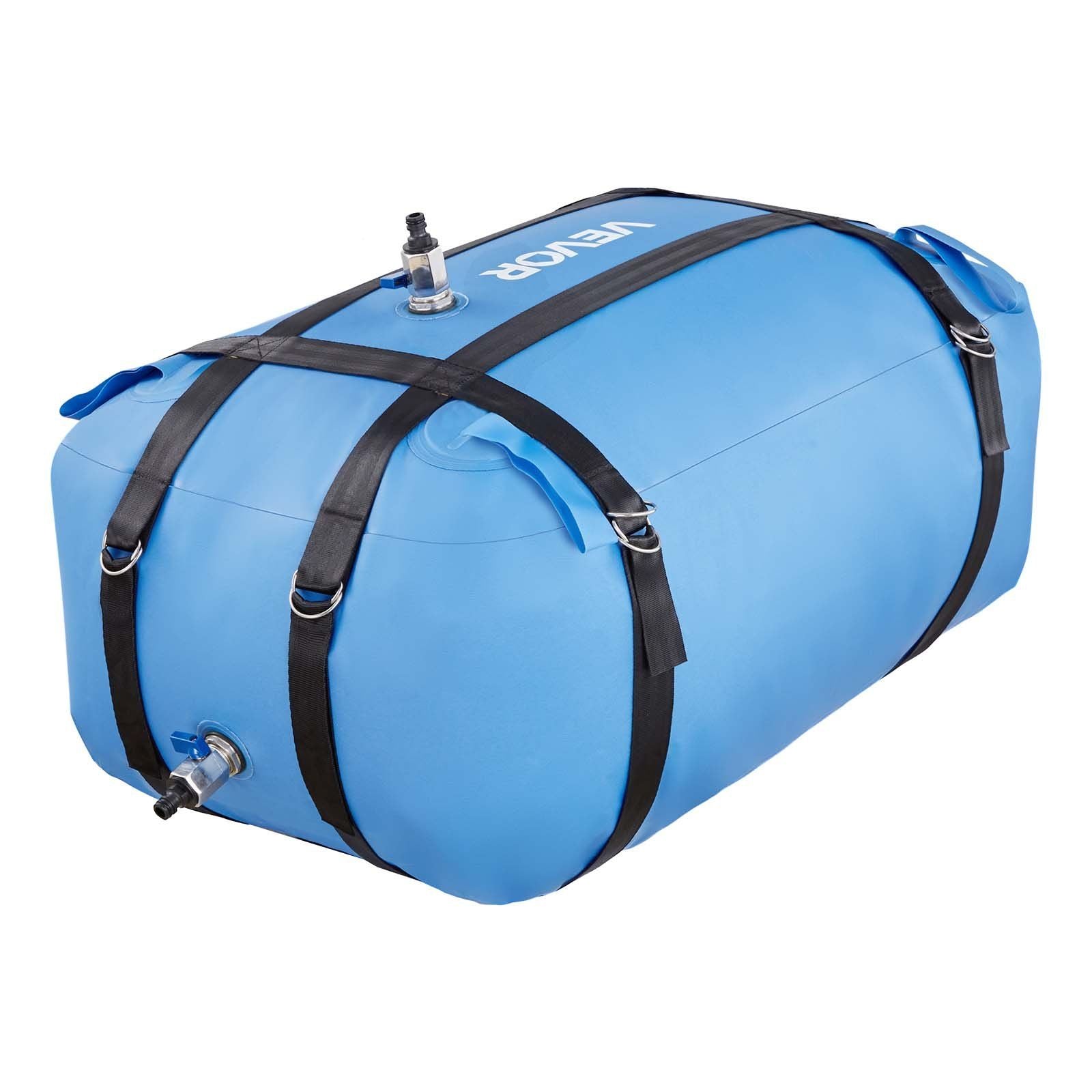 Water Storage Bladder, 132L Large Capacity TPU Soft Water Bag, Portable & Collapsible Water Storage Containers, Leakproof & Wear-Resistant RV Waters Tank for Camping Irrigation Outdoor Use