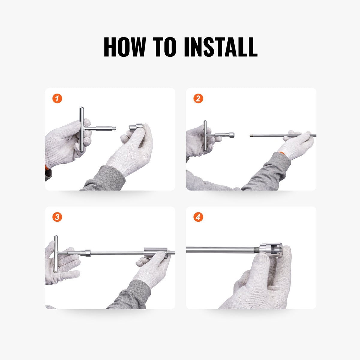 VEVOR 52 PCS Dent Removal Kit, Paintless Dent Repair Kit with 2-in-1 Slide Hammer with Stainless Steel Grooves, Short Puller Lines and Long Puller Lines, for Auto Dent Removal, Minor Dents, Door Ding