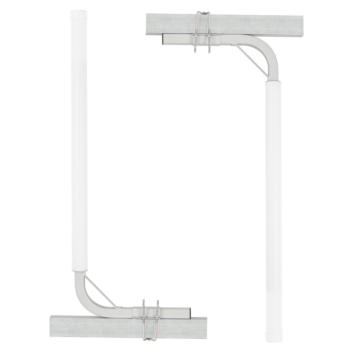 VEVOR Boat Trailer Guide, 1219.2mm Adjustable Design Trailer Guide Poles, 2PCS High-Hardness Steel Trailer Guide-Ons, Trailer Guides with PVC Pipes, for Ski Boat, Fishing Boat or Sailboat Trailer