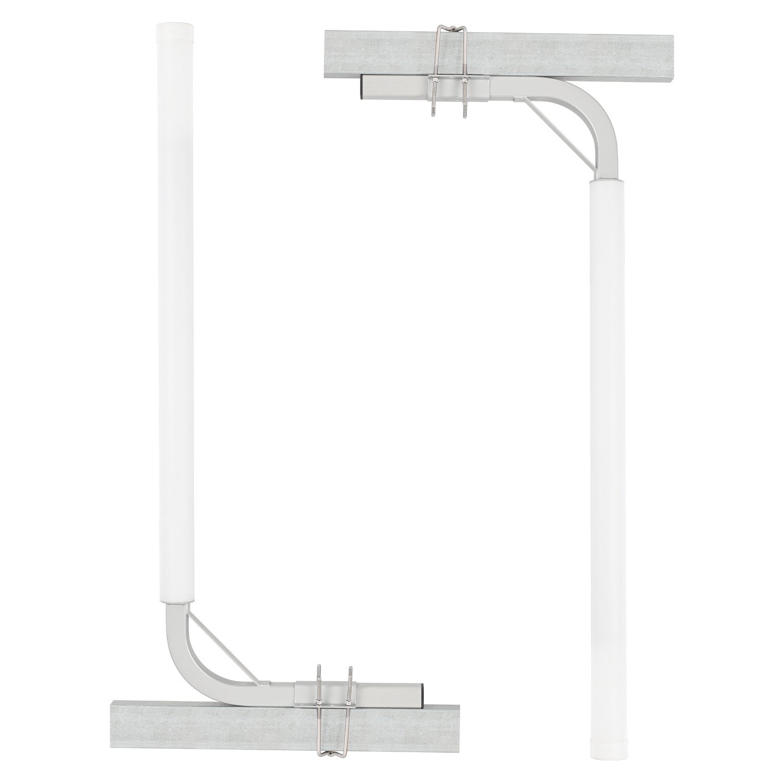 VEVOR Boat Trailer Guide, 1219.2mm Adjustable Design Trailer Guide Poles, 2PCS High-Hardness Steel Trailer Guide-Ons, Trailer Guides with PVC Pipes, for Ski Boat, Fishing Boat or Sailboat Trailer