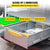 VEVOR Drawer Slide Soft Close Drawer 1Pair 34" Ball Bearing Full Extension 500lb