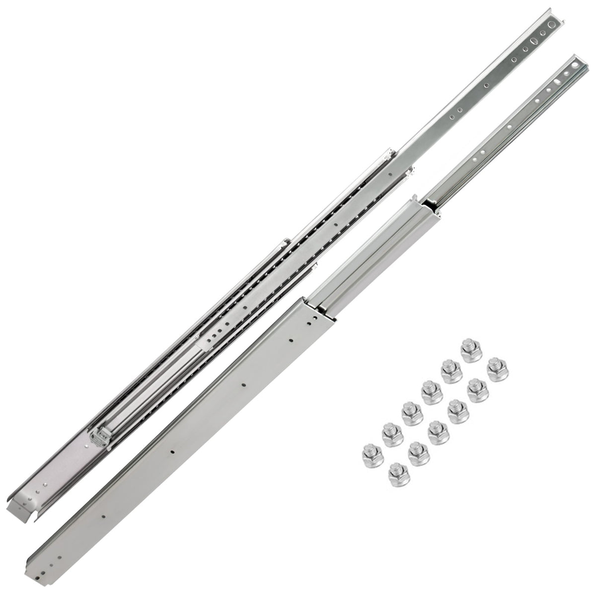 VEVOR Drawer Slide Soft Close Drawer 1Pair 36&quot; Ball Bearing Full Extension 500lb