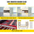 VEVOR Drawer Slide Soft Close Drawer 1Pair 36" Ball Bearing Full Extension 500lb