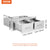 VEVOR Outdoor Kitchen Drawers 30" W x 10" H x 20" D, Horizontal Double BBQ Access Drawers Stainless Steel with Handle, BBQ Island Drawers for Outdoor Kitchens or Patio Grill Station