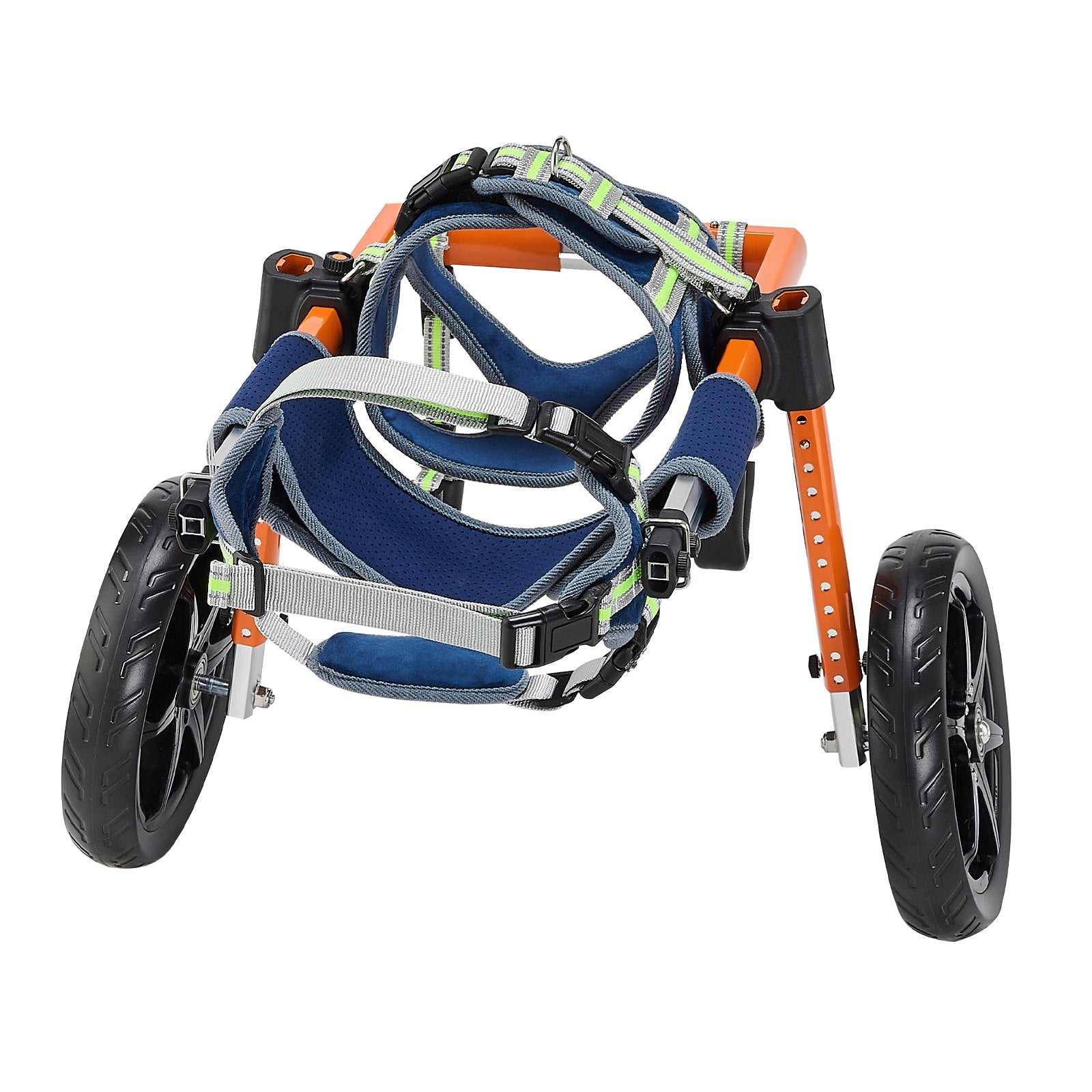 VEVOR Dog Wheelchair for Back Legs, Lightweight 2 Wheels Pet Wheelchair, Height, Width & Length Adjustable, Dog Cart with Shock-Absorbing Wheels, for Injured, Disabled Dogs 15.8-21.7 kg, Medium