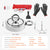 VEVOR 771 Kg Strong Fishing Magnet Kit Double Sided Pull Force Rope Carabiner