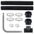 VEVOR Diesel Heater Pipe Ducting Set, 3" Extendable Air Duct Hose, 1" Stainless Steel Exhaust Pipe, 2 Air Vents, Tee Air Outlet Connector and Hose Clamps, for 2KW/5KW/8KW Diesel Parking Heaters