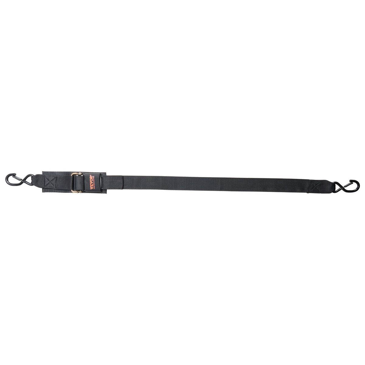 VEVOR Retractable Ratchet Straps, 5.08 cm x 121.92 cm Ratchet Tie Down Straps with Security Lock S Hooks, 2 Pack Heavy Duty Ratchet Straps with 680.4 kg Break Strength, for Trailers, Vehicles, Boat