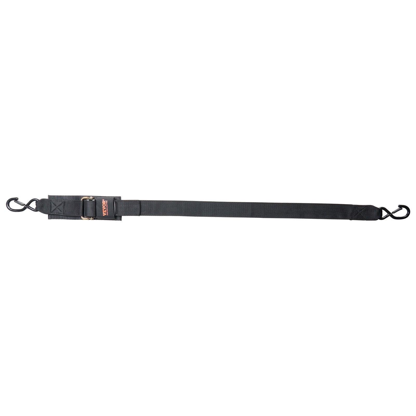 VEVOR Retractable Ratchet Straps, 5.08 cm x 121.92 cm Ratchet Tie Down Straps with Security Lock S Hooks, 2 Pack Heavy Duty Ratchet Straps with 680.4 kg Break Strength, for Trailers, Vehicles, Boat