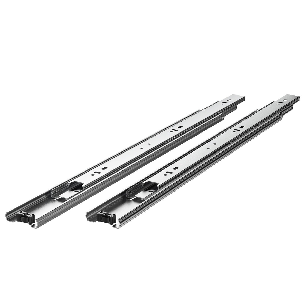 VEVOR Drawer Slides, 18 inch, 10 Pairs Full Extension Ball Bearing Cabinet Rails, 100 LB Load Capacity Heavy Duty Side Mount Dresser Drawer Slides, Drawer Track Runners for Kitchen DIY Replacement