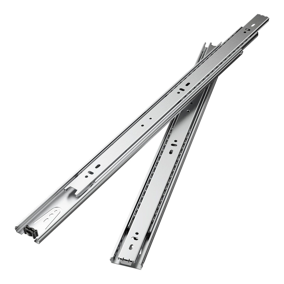 Drawer Slides, 20 inch, 10 Pairs Full Extension Ball Bearing Cabinet Rails, 100 LB Load Capacity Heavy Duty Side Mount Dresser Drawer Slides, Drawer Track Runners for Kitchen DIY Replacement