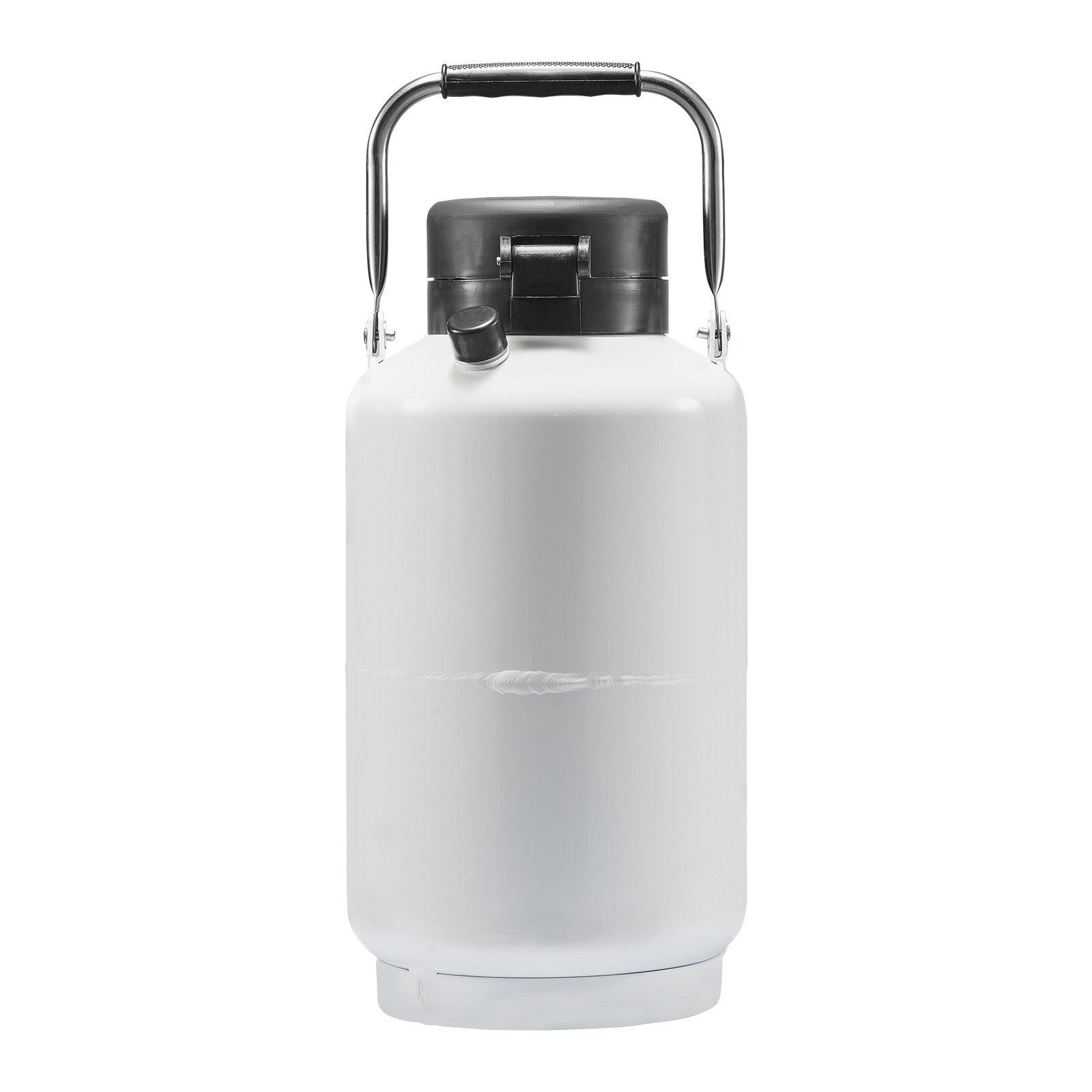 VEVOR Liquid Nitrogen Tank, 3 L Aluminum Alloy Liquid Nitrogen Container, LN2 Tank Dewar with 6 Canisters and Carry Bag with Straps, Cryogenic Tank for Beauty Industry, Semen Preservation, Scientific