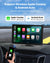 VEVOR Car Stereo Radio CarPlay Touchscreen 228.6 mm Apple Android Backup Camera