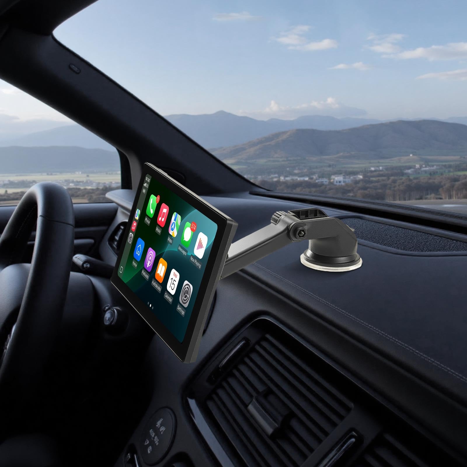 VEVOR Car Stereo Radio CarPlay Touchscreen 228.6 mm Apple Android Backup Camera