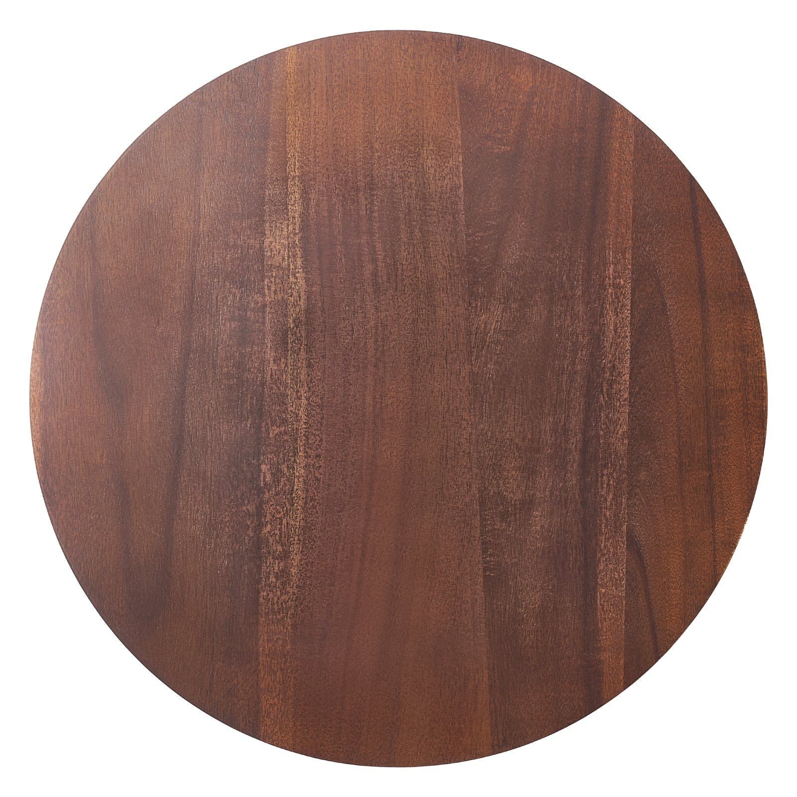 61 cm Wood Lazy Susan Turntable, 360° Rotation Round Clear Tabletop Rotating Tray, Acacia Wood Dining Table Centerpiece, Smooth and Silent Spin, for Family Gatherings, Banquets and Weddings