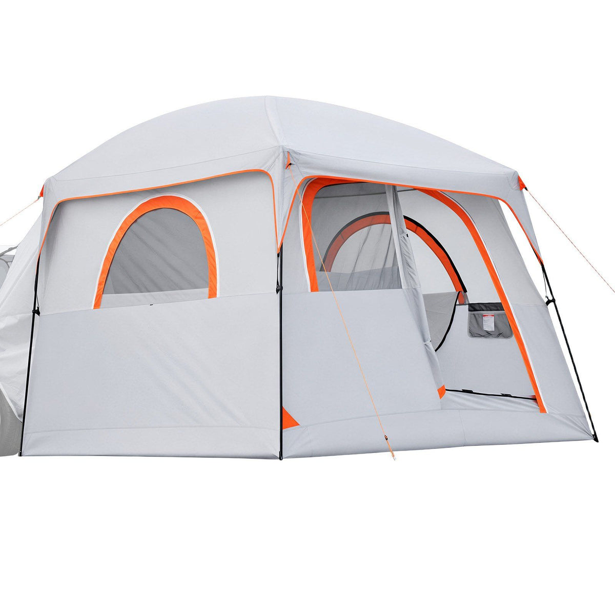 Large SUV Tent for 6 Person, 3.05 x 2.74m 3-Season SUV Tailgate Tent with Ventilated Doors &amp; Mesh Windows, PU2000mm Waterproof Dual-Use Car Rear Hatch Tents for Outdoor Camping Hiking