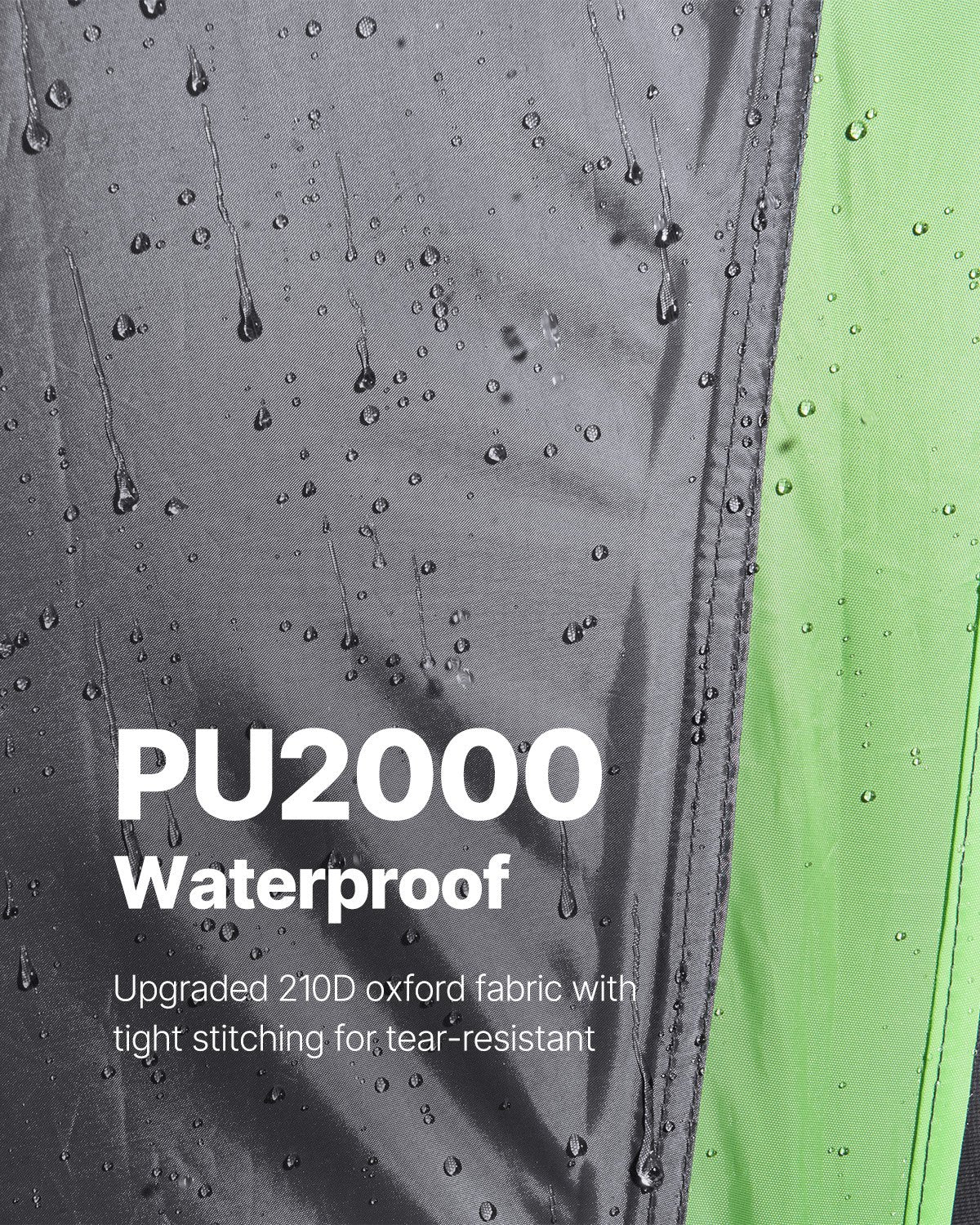 VEVOR Truck Tent 5.0-5.2ft Waterproof PU2000 Truck Bed Camping Tent 2-3 Person