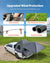 VEVOR Truck Tent 8.0-8.2ft Waterproof PU2000 Truck Bed Camping Tent 2-3 Person
