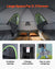 VEVOR Truck Tent 8.0-8.2ft Waterproof PU2000 Truck Bed Camping Tent 2-3 Person